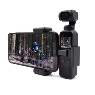 Dji Pocket 2 อุปกรณ์เสริมกล้องมือถือที่วางสมาร์ทโฟนขาตั้งอะแดปเตอร์ยึดขอบคลิปฐานสกรู Osmo Pocket Clip