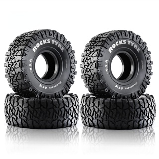 ยางล้อรถ ขนาด 120 มม. 1.9 นิ้ว สําหรับรถไต่หินบังคับ 1:10 Axial SCX10 90046 AXI03007 TRX4 Redcat Gen8 4 ชิ้น