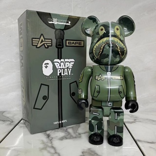 Bearbrick บล็อคตัวต่อ รูปหมี ฉลาม 400% สําหรับตกแต่ง