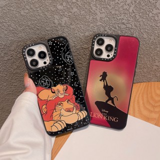 【The Lion King】เคสโทรศัพท์มือถือ tpu กันกระแทก พร้อมกระจกแต่งหน้า สําหรับ iPhone 13 Pro Max 12 11 Pro Max XR XR XS Max 6 7 8 Plus SE 2020 13 12 14 Max 14 Pro Max เคส