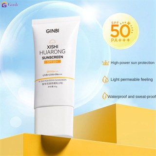 Refleginbi Plain Isolation Sunscreen SPF50 UV Protection Unisex Hose Whitening Body Sunscreen Lotion 【Goob】