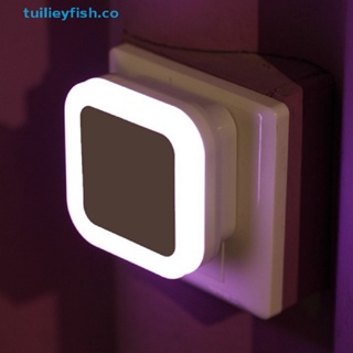 Tuilieyfish โคมไฟ LED เซนเซอร์ควบคุมห้องนอน กลางคืน ปลั๊ก US