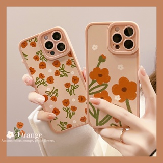 เคสโทรศัพท์มือถือ แบบนิ่ม ลายดอกไม้ สําหรับ Apple Iphone 13promax 12 14plus XS 8p 11