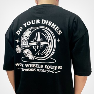 【พร้อมส่ง】ATTITUDEkeeping Wheels เสื้อยืดแขนสั้น พิมพ์ลายการ์ตูนหอยทาก สร้างสรรค์ สําหรับทํางาน