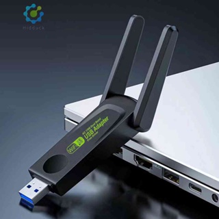 เสาอากาศเครือข่าย WiFi 1300Mbps 2.4GHz 5GHz Dual Band สําหรับแล็ปท็อป PC [Hidduck.th]