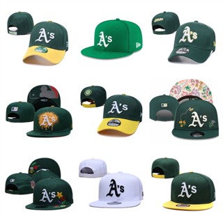 หมวกเบสบอล MLB Oakland Athletics ปรับได้ 11 สไตล์ หลากสี