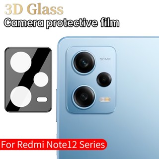 ฟิล์มกระจกนิรภัยกันรอยหน้าจอ 3D ด้านหลัง สําหรับ Xiaomi Redmi Note 12 Pro + Plus 12S 4G 5G Note12 Not 12 Pro