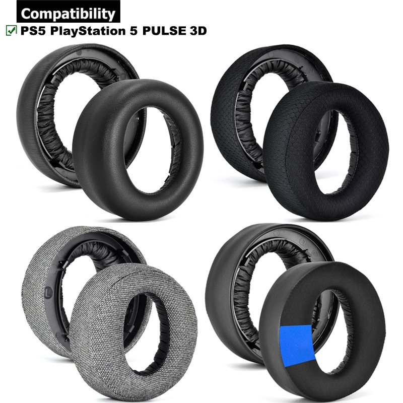 ฟองน้ําครอบหูฟัง 3D สําหรับ PS5 PlayStation 5 PULSE 1 คู่