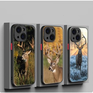 เคสโทรศัพท์มือถือแบบนิ่ม ลายกวางล่าสัตว์ 44IH สําหรับ iPhone SE SE2 SE3 7 8 Plus XR XS Max 11 Pro Max