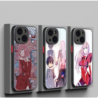 เคสโทรศัพท์มือถือแบบนิ่ม ลาย DARLING in the FRANXX zero two Y145 สําหรับ iPhone 12 13 Plus 14 Pro Max