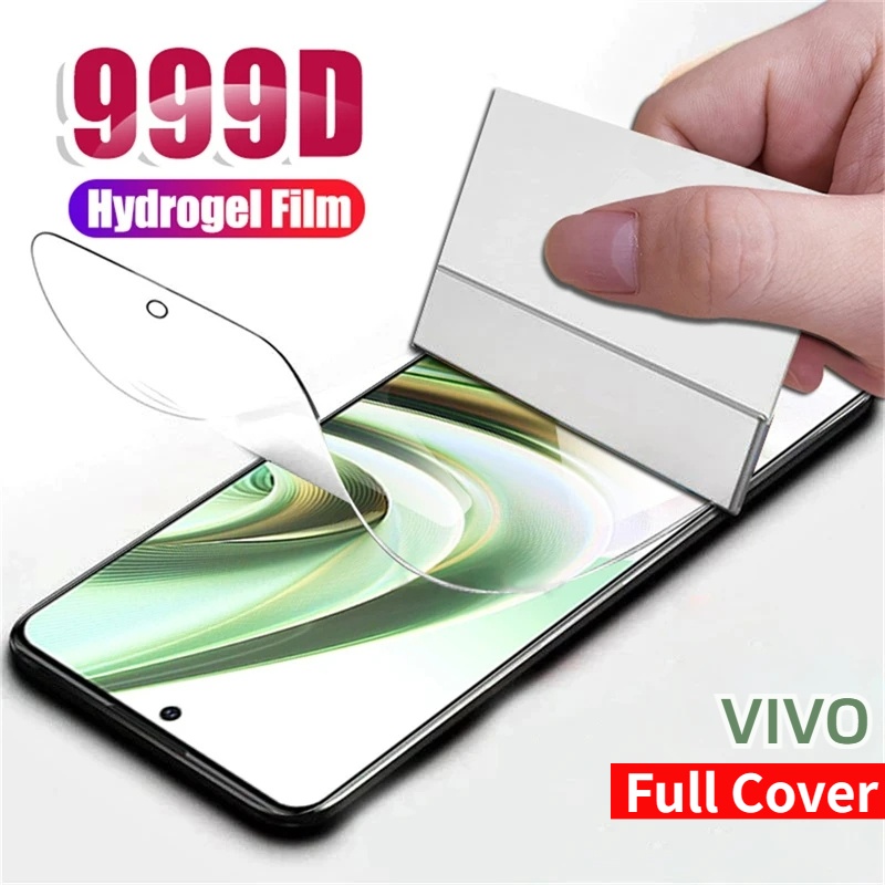 Soft Hydrogel ฟิล์มสําหรับ Vivo V70 V60 V50 V40 V30 V29 V27 Pro 5G Lite Y05 Y33s V27E Y36 V25 V25E ฝาครอบด้านหน้าฟิล์มสําหรับ Y21d Y03 Y27 V21 V31 V15 Y21