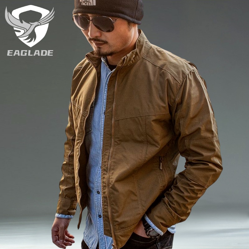 Eaglade เครื่องบินทิ้งระเบิดยุทธวิธี ผู้ชาย CK540 สีน้ําตาล กันน้ํา กันลม