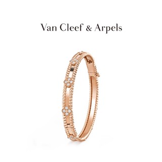 [พร้อมส่ง] สร้อยข้อมือ ทองคํา 18K ประดับเพชร ลาย Vca Van Cleef &amp; Arpels Perlee