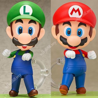 โมเดลฟิกเกอร์ อนิเมะ Nendoroid The Super Mario Bros Movie 473 Mario 393 Luigi Change Face ของเล่นสําหรับเด็ก