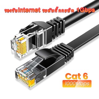 5m~30m ​Cat 6 สายแลน UTP Gigabit สายเคเบิลเครือข่ายอีเธอร์เน็ต RJ45 สายแพทช์แลนสำหรับ PC แล็ปท็อปเราเตอร