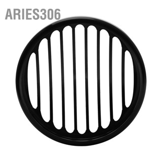 Aries306 สีดำ 5 3/4" อลูมิเนียมตะแกรงไฟหน้ารถจักรยานยนต์สำหรับ XL 883 1200