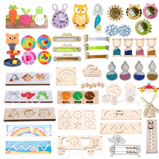 ของเล่นบอร์ด Montessori เสริมการเรียนรู้เด็กวัยหัดเดิน DIY