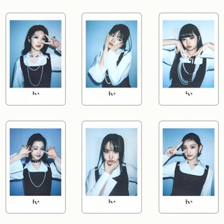 โปสการ์ดอัลบั้ม IVE IVE Rei Wonyoung Yujin Leeseo Gaeul Liz Pajama Lomo Cards SOUND WAVE Kpop 6 ชิ้น ต่อชุด