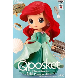 Ariel Princess Dress - Normal Color ของแท้ JP - Q Posket Banpresto [โมเดล Disney]