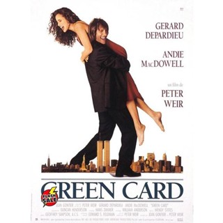 DVD ดีวีดี Green Card (1990) สะกิดหัวใจรัก (เสียง ไทย /อังกฤษ | ซับ อังกฤษ) DVD ดีวีดี