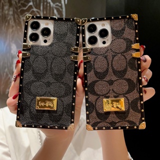 เคสโทรศัพท์มือถือ ทรงสี่เหลี่ยม โลหะ ลาย Dermatoglyphs แฟชั่นหรูหรา สําหรับ Samsung Galaxy M13 F62 M62 M53 M33 M23 F23 M52 A04E A04 A02S F22 M32 4G F52 5G