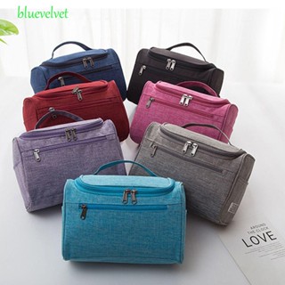 Bluevelvet กระเป๋าเก็บของ แบบแขวน มีซิป เรียบง่าย สําหรับเดินทางกลางแจ้ง