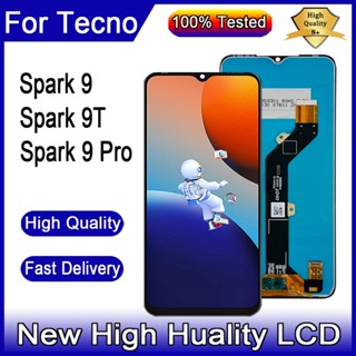 อะไหล่หน้าจอสัมผัส LCD แบบเปลี่ยน สําหรับ Tecno Spark 9 KG5p 9T KH6 9 Pro KH7