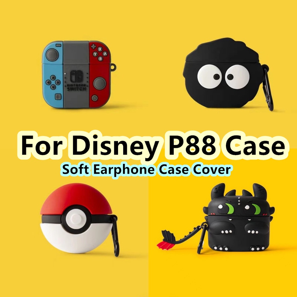 Trend FrontFor Disney P88 กรณี Cool การ์ตูนนมชา Cow & Pineapple House สําหรับ Disney P88 ปลอกหูฟังนุ