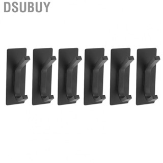 Dsubuy Adhesive Hook  Wall Hooks Wide Application Black  for Office