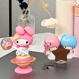 【ของแท้】TOPTOY ของเล่นตุ๊กตา Sanrio Snack Planet Clow M Cinnamoroll Babycinnamoroll Pacha Dog Hello Kitty กล่องสุ่ม เซอร์ไพรส์ ของขวัญวันเกิด สําหรับเด็กผู้หญิง