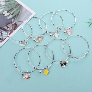 High Appearance Level Sanrio Bracelet Cartoon Kulomi Bracelet Couple bells ins Girlfriends bracelet Cute dog gift