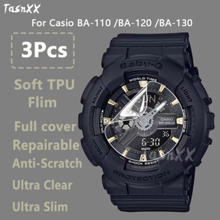 ฟิล์มกันรอยหน้าจอ TPU นิ่ม แบบใสพิเศษ สําหรับ Casio Baby-G BA-110 BA-120 BA-130 BA 110 120 130