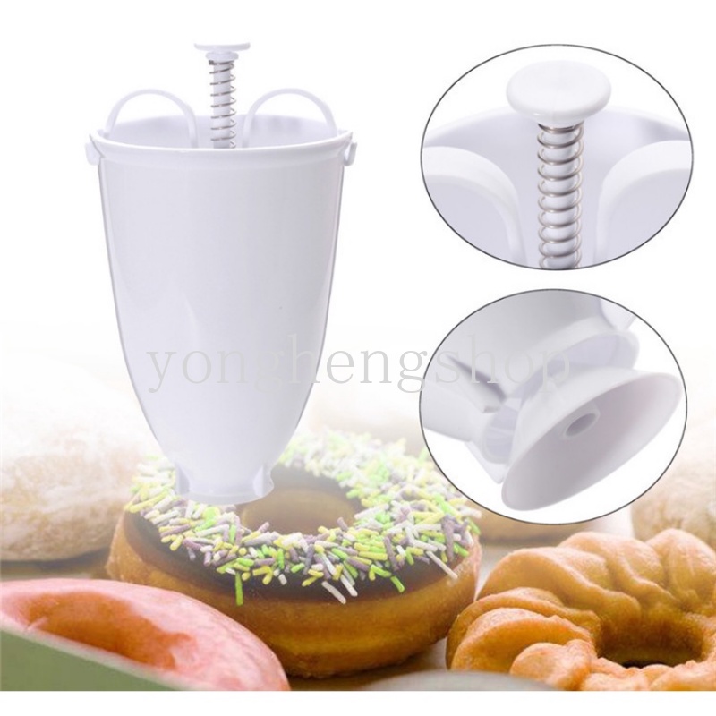 แม่พิมพ์ทําโดนัท วาฟเฟิล ขนมปัง คุกกี้ โดนัท แบบแมนนวล DIY - รูปที่ 3