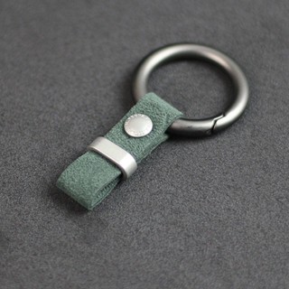 Titanium Alloy Car Keychain High-End Alcantara Suede Car Waist Hanging Mens Simple Anti-Lost Key Chain Fashion car keychain