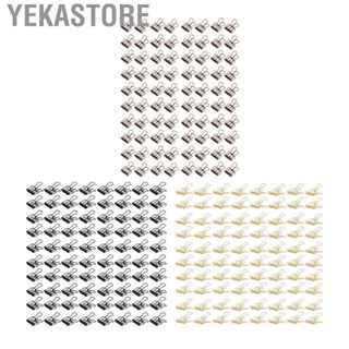 Yekastore 80Pcs Hollow Binder Clips 0.7in Metal Hollow Out Strong Clamping Paper Clamps