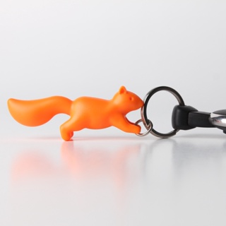 ซิลิโคนรีโมทกุญแจ พวงกุญแจ รุ่นกระรอก - Qualy Squirrel Keyring Only