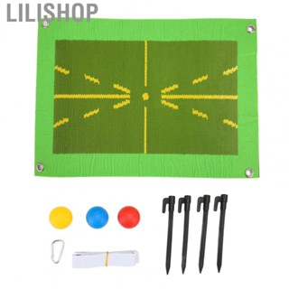 Lilishop Golf Training Rug  Practical Golf Training Mat Easy To Recover Durable Easy To Clean Wear Resistant  for Beginner for Office