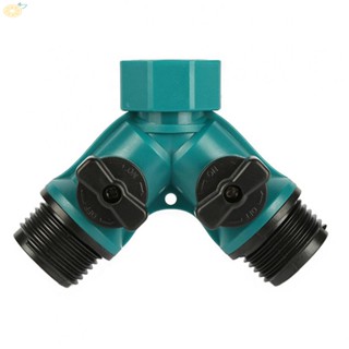 【VARSTR】Two-way Connector Garden Hose Outdoor Tap Watering Connector Connector