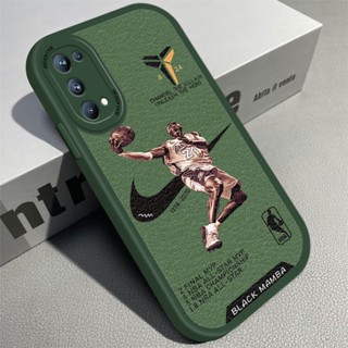 เคสโทรศัพท์มือถือหนัง PU แบบบาง ลาย NBA Kobe สําหรับ Reno2 Reno2F Reno2Z Reno4 Reno5 Pro 4G 5G