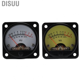 Disuu VU Panel Meter Audio VU Meter 12V  Light for Audio Recording