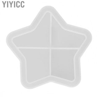 Yiyicc Star Shaped Silicone Mold  Reusable Star Resin Casting Mold Easy Release Flexible  for Kids for DIY