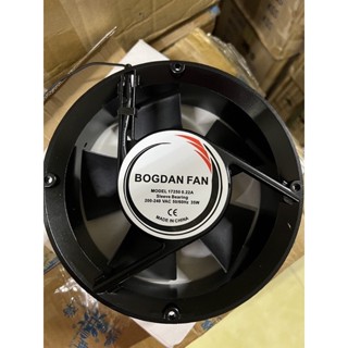 พัดลมกลม 6นิ้ว 220v BOGDAN FAN model 17250 200-240VAC 0.22A