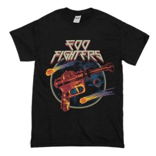 พร้อมส่ง ผ้าฝ้ายบริสุทธิ์ T-shirt    KAOS BAJU BAND FOO FIGHTERS  t-shirt kaos pria hitam  KAOS BAJU HITAM PRIA  KAOS