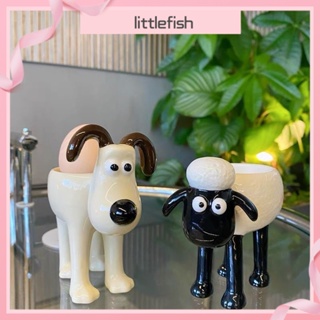 [Littlefish] ถาดเซรามิค รูปปลาน้อยน่ารัก สไตล์นอร์ดิก ไฮเอนด์ สําหรับเก็บเครื่องประดับ ห้องนั่งเล่น