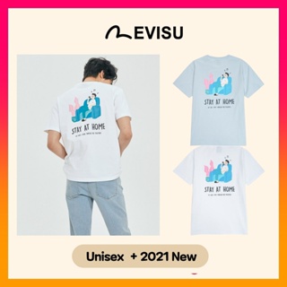 เสื้อยืดผ้าฝ้ายพิมพ์ลายEvisu Korea Back character T shirt_08