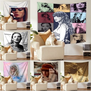 อัลบั้มตัวอย่าง Taylor Swift พรมติดผนัง พร้อมคลิป โพลีเอสเตอร์ พรมห้องนอน แขวนผนัง ตกแต่งบ้าน (พร้อมคลิป)