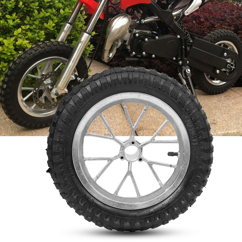 Fitness Life 12.5 x 2.75in ล้อยางล้อหลังรถจักรยานยนต์พร้อมขอบเหมาะสำหรับ Coolster 49cc 2 Stroke Mini Dirt Bike