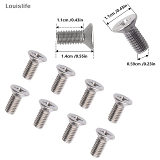 Llph สกรูจานเบรก สเตนเลส 93600-06014-0H สําหรับ Honda Acura Retaining Screws for Front and Rear LLP 1 ชุด