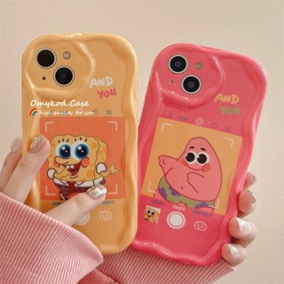 🌈Ready Stock🏆Compatible For Samsung A14 A13 A12 A53 A51 A52 A03 A04E A50 A30S A32 A34 A22 A23 A54 A24 A33 A30S 3D  Wave Cartoon Figure Phone Case Soft Protection Back Cover