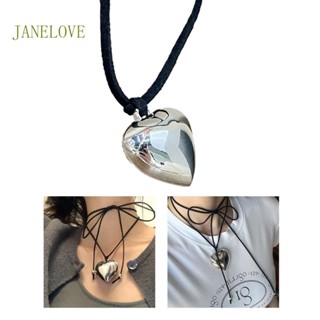 Jlove สร้อยคอ จี้หัวใจ ขนาดเล็ก ปรับได้ เครื่องประดับ